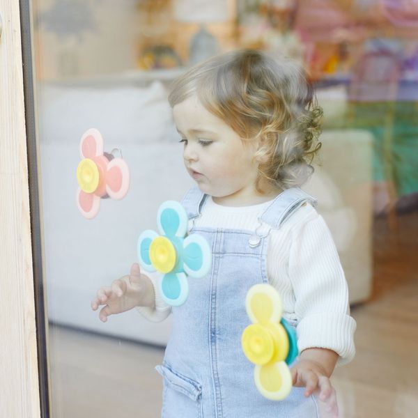Jouet sensorielle à ventouse pour éveiller bébé